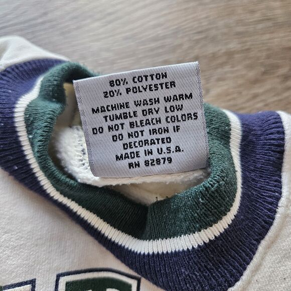 Keltgen Country Club Vintage Sweatshirt Size Large Preppy Granny Core Stain Read - Picture 6 of 7